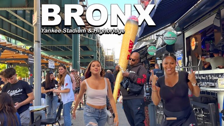 New York City Virtual Walking Tour – BRONX – Yankee Stadium to Joker Stairs & Highbridge Bronx Walk