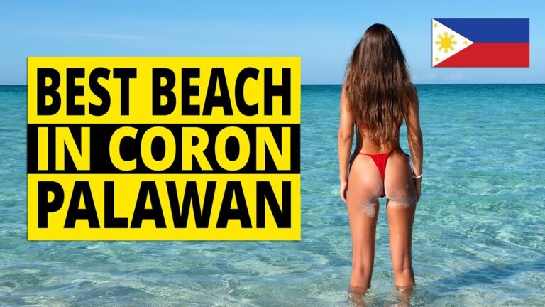 Coron Philippines BEST BEACH! 🇵🇭 🤩  ($70 Private Tour) 4K