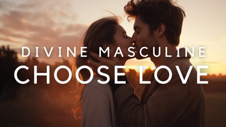 Divine Masculine: Let go of negativity and choose love now! #twinflames #divinemasculine