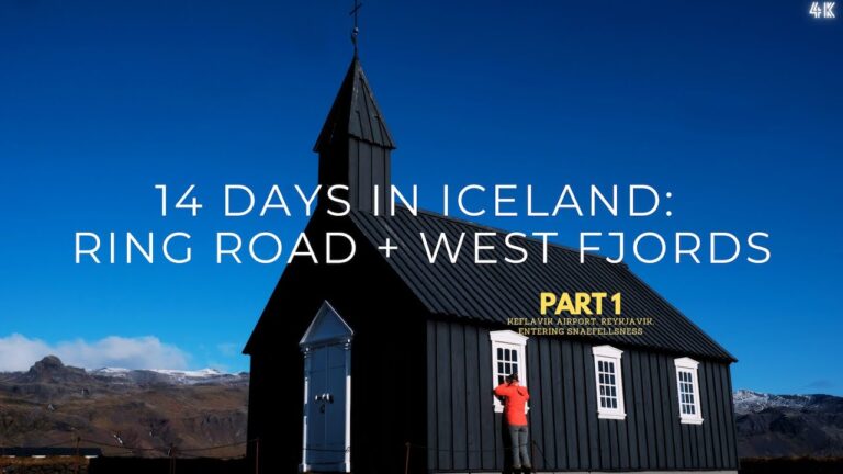 Iceland Ring Road Day 1: Keflavik Airport to Reykjavik to Entering Snæfellsnes | 4K Travel Vlog