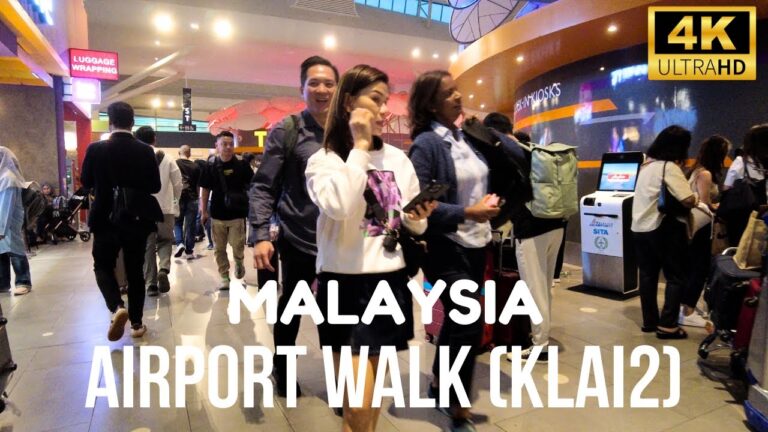 Kuala Lumpur International Airport (KLIA) GUIDE 4K VIDEO WALK