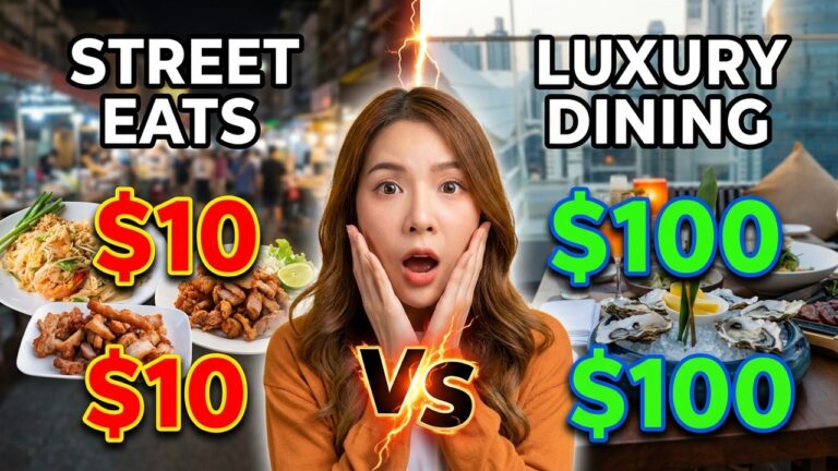 Can $100 Bangkok Food Beat $10 Street Eats? Watch This