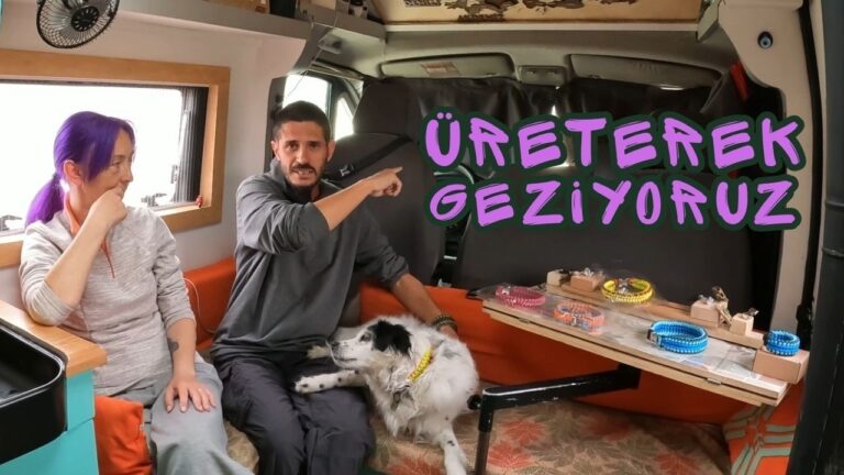KARAVANLA TASMA VE BİLEKLİK ÜRETEREK ÜLKEMİZİ GEZİYORUZ | TÜRKİYE TURU S5 B59