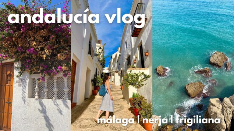 ANDALUCIA SPAIN VLOG + ITINERARY | 5 days in Malaga, Nerja, Frigiliana