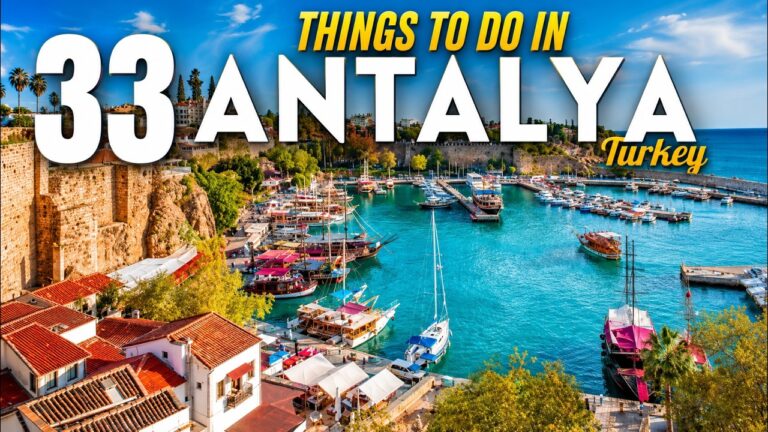 Best Things To Do in Antalya Turkey 4K