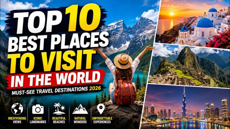 Top 10 Best Places to Visit in the World  | Must-See Travel Destinations